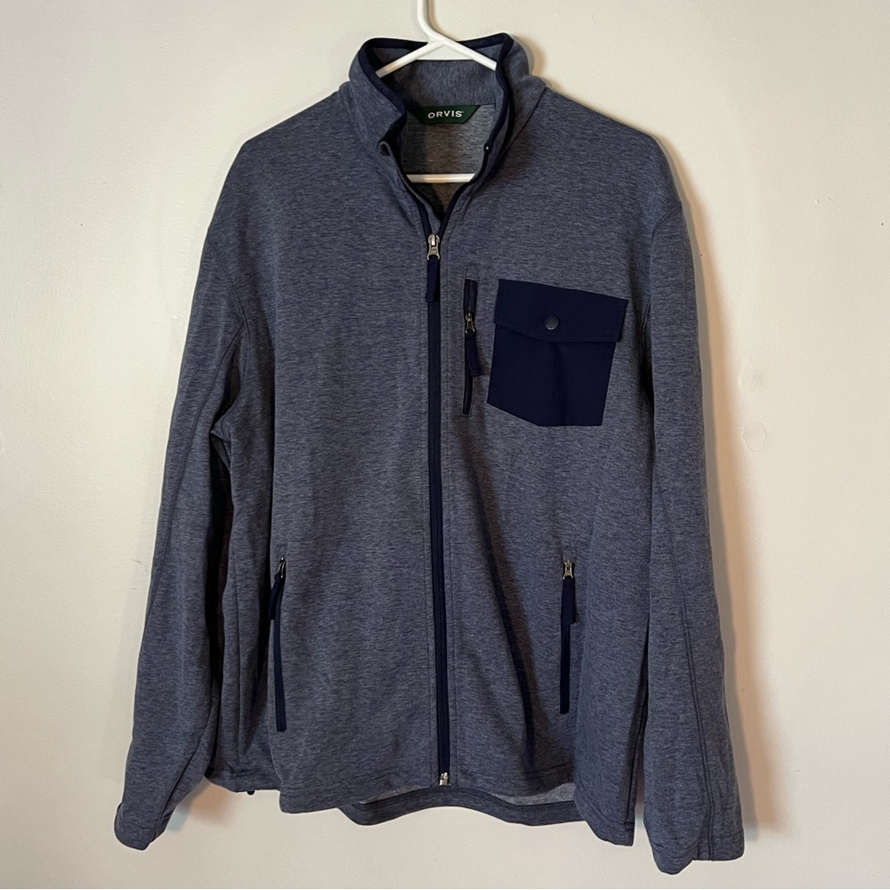 Orvis Blue or Heather Flex Jacket Size Large L